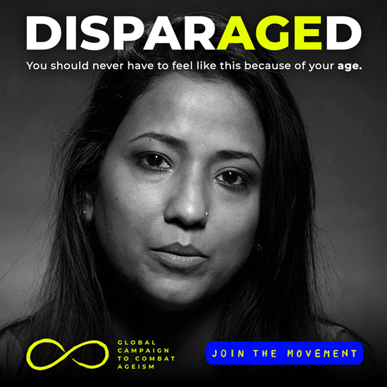 You should never have to feel disparaged because of your age