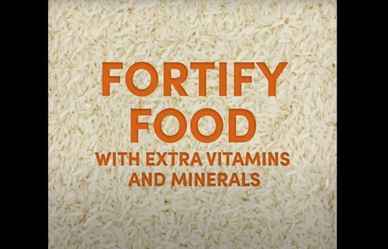 Healthier diets through vitamins and minerals additions