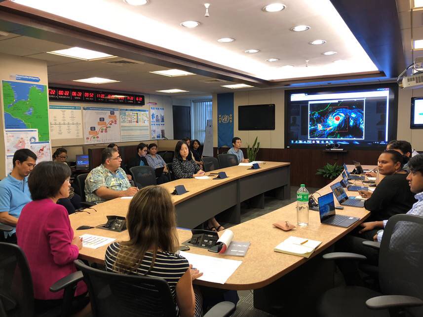 Mangkhut Typhoon monitoring.